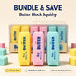Fidget Sensory Crunch Ball Simulation Butter Bar Sound Control Vent Toy Creative Stress Relief Pinch Toy Anxiety Relief Sensory Fidget Toy Novelty Birthday Gift Choice Daily Surprise Goodies Party Favors for Kids Adults
