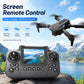 ZNLYRION RC Drone with HD Dual Camera 2.4Ghz  Altitude Hold Path Planning Flight 3-Speed Adjustable Foldable Drone Toy
