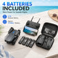ZNLYRION RC Drone 4K Dual Camera FPV Drone E88 Pro 15Mins Flight Time Foldable Quadcopter with Altitude Hold Headless Mode One-Key Takeoff/Landing