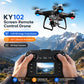 ZNLYRION Brushless Drone KY102 With Screen Remote 360 Obstacle Avoidance HD Dual Camera Optical Flow Hover Color LED Light RC Aerial Quadcopter