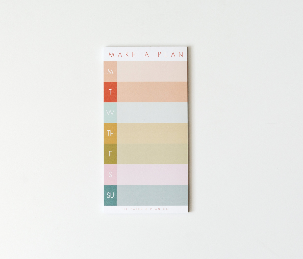 Make a Plan Notepad