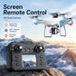 ZNLYRION Brushless Drone KY102 With Screen Remote 360 Obstacle Avoidance HD Dual Camera Optical Flow Hover Color LED Light RC Aerial Quadcopter
