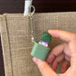 Rechargeable Squeeze Stress Relief Toy Cute Frog Keychain Pendant With Sound Portable Decompression Artifact Gift For Boys