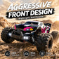 ZNLYRION RC Car Off-Road Monster 4WD Truck 2.4GHz 3-Speed Adjustable Remote Control Car with LED Headlights, All Terrain Big Tire Hobby RC Vehicle 2 Rechargeable Batteries RTR Toy for Adults Teens