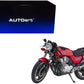Honda CB750F Motorcycle Red with Helmet inchBaribari Legendinch (1986) OVA 1/12 Model by Autoart