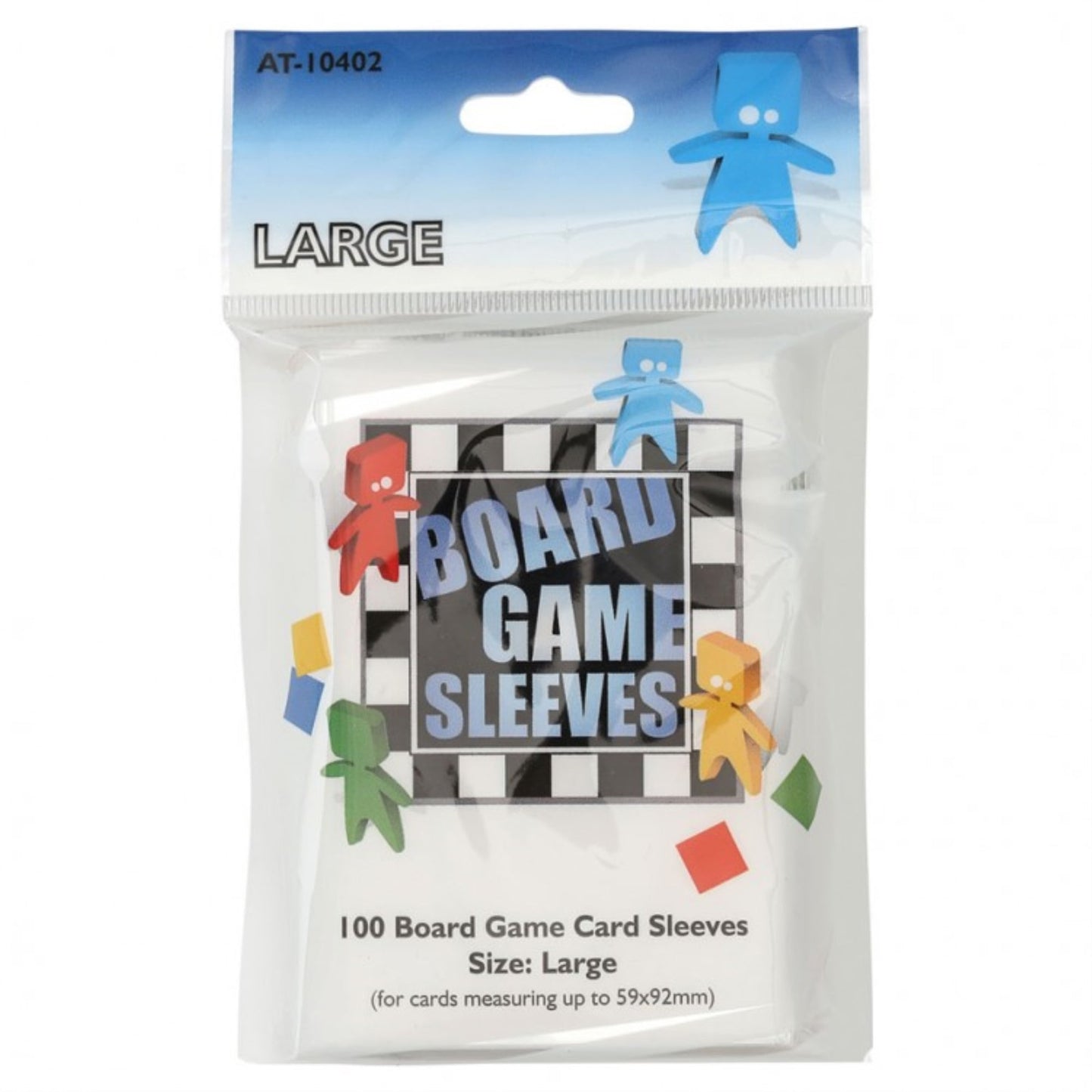 Arcane Tinmen Atm10402 Large Board Game Sleeves Bu  100 Count