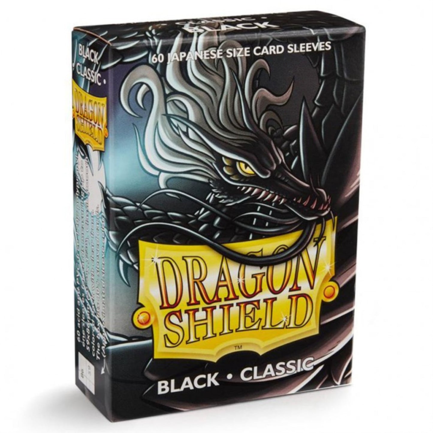 Arcane Tinmen Atm10602 59 X 86 Mm Dragon Shield Japanese Deck Protectors - Black44; 60 Per Pack