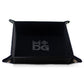 Metallic Dice Games Lic533 10 X 10 In  Velvet Folding Dice Tray  Black
