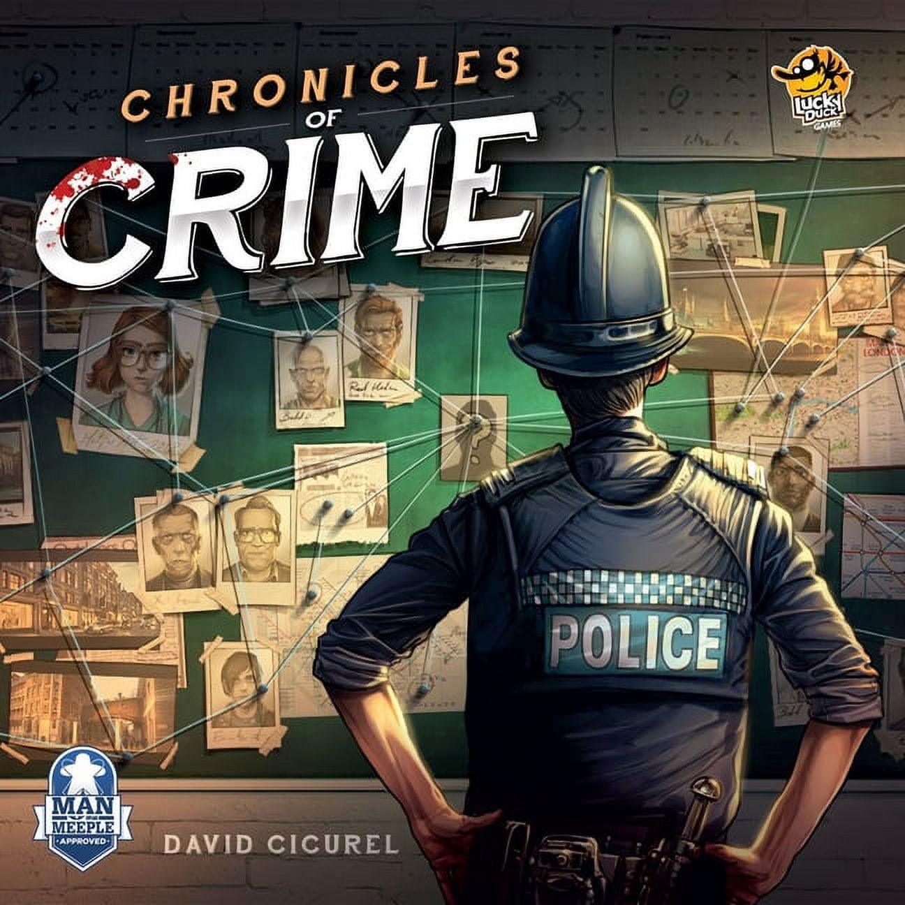 Lucky Duck Games Chronicles of Crime Board Game | Murder Mystery | 1-4 Players | Ages 12+ | Avg. Playtime 60-90 Mins | Multicolor
