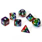 Sirius Dice Sdz000110 7 Piece Transparent Rainbow Dice Set - White