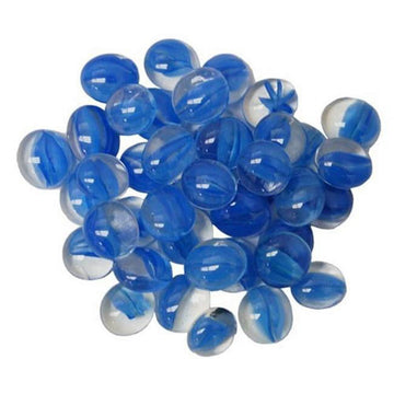 Glassstonestube - Dark Blue&#44 Board Catseye Gaming Stone - 40 Piece