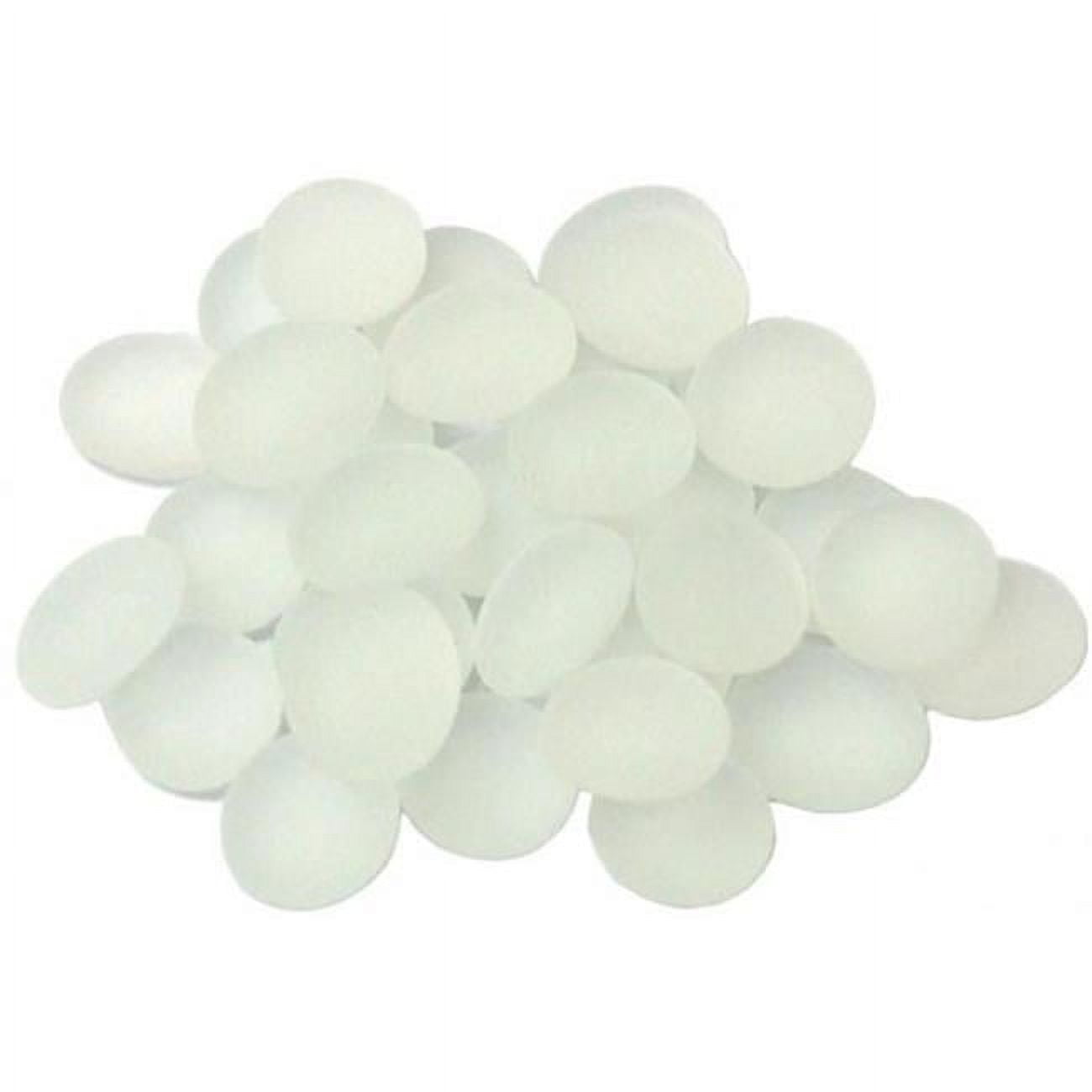 Glassstonestube - Crystal Clear Frosted&#44 Board Gaming Stone - 40 Piece