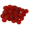 Chessex Manufacturing Chx01184 Glassstonestube - Crystal Red Frosted  Board Gaming Stone - 40 Piece