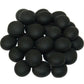 Glassstonestube - Black Opal Frosted&#44 Board Gaming Stone - 40 Piece