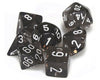 chessex Manufacturing cHX23078 Board game cube - Translucent Smoke & White - Set of 7