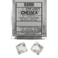 chessex Manufacturing cHX23271 D10 clamshell Board game - Translucent clear with White - 10 Piece