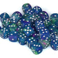 Chessex Manufacturing Chx27946 12 Mm D6 Cube Festive Dice - Waterlily & White&#44 36 Piece