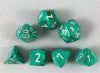 Chessex Manufacturing Chx27403 Marble Oxi-Copper & White Dice - Set Of 7