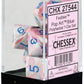 Chessex Manufacturing Chx27544 Festive Pop-Art & Blue Dice - Set Of 7