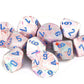 Chessex Manufacturing Chx27344 D10 Clamshell Festive Pop-Art & Blue Dice - 10 Piece