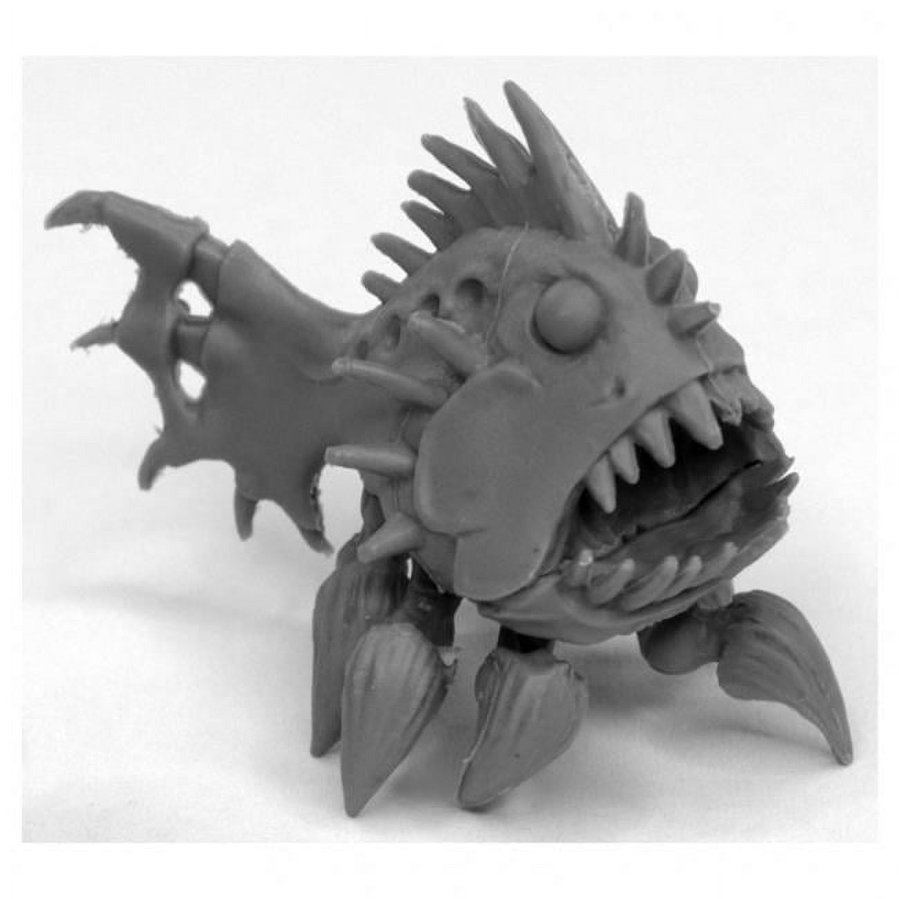 Bones Terror Fish Miniatures&#44 Black