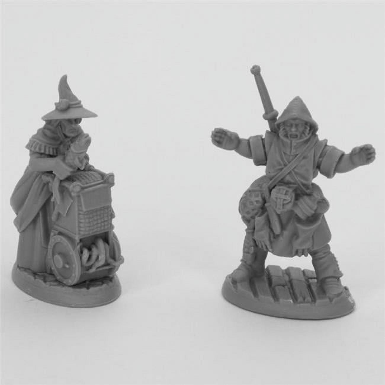 212 Main Bones Dreadmere Fishmongers Miniatures, Black - Pack Of 2