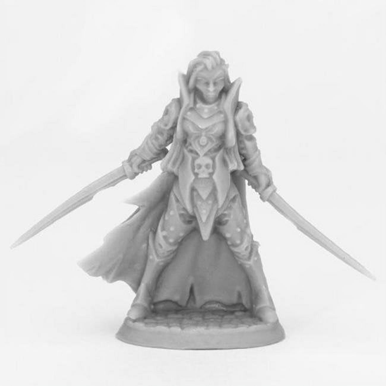 Reaper Miniatures REM44074 Bones Dark Elf advanced Miniatures  Black
