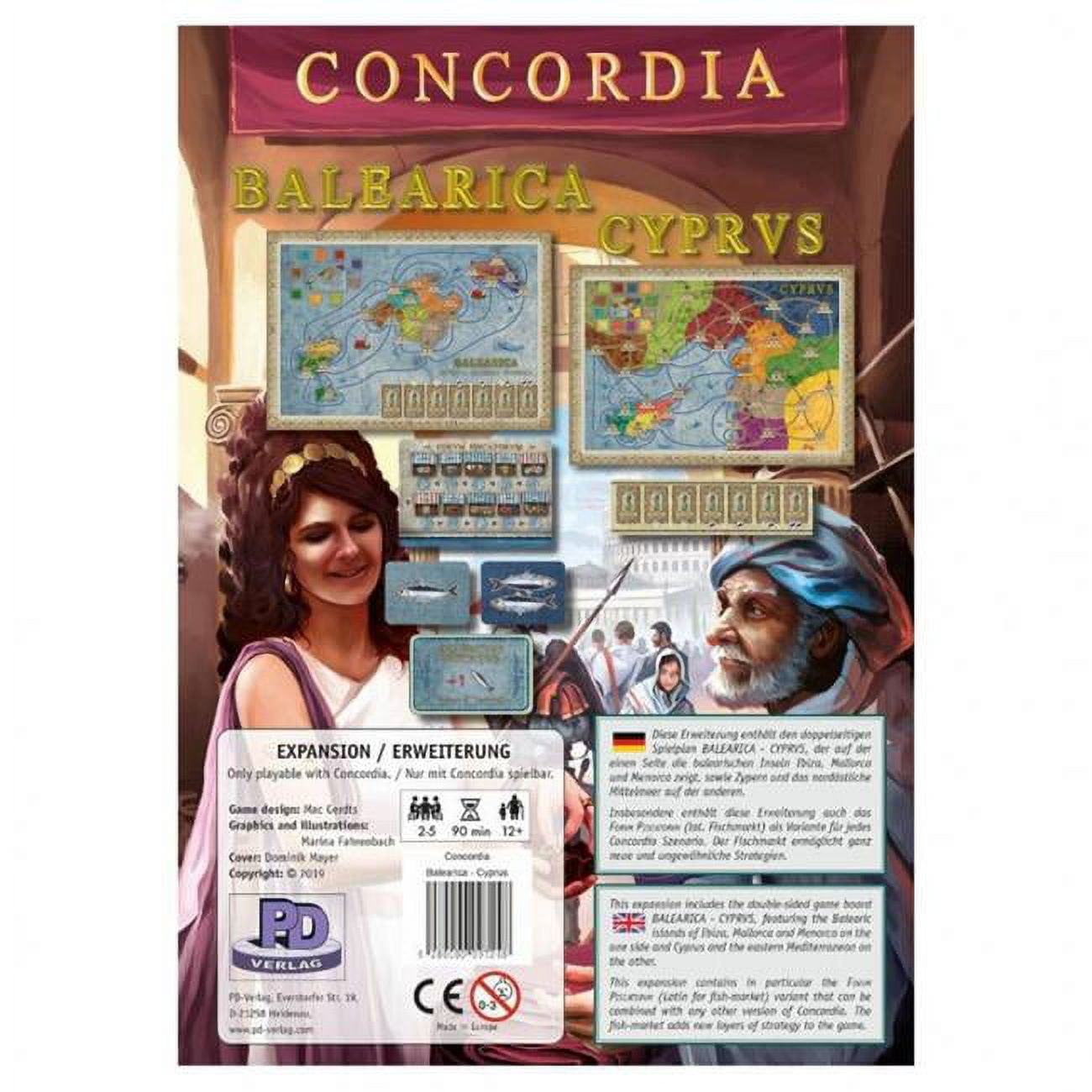 Rio Grande Games Rio590 Concordia-Balearica & Cyprus Board Game