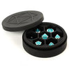 Metallic Dice games LIc923 Silicone Round Dice case - Black