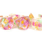 Metallic Dice games LIc719 Unicorn-celestial Blossom Dice - 7 Piece