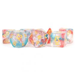 Metallic Dice Games Lic720 Unicorn-Astral Swell Dice - 7 Piece