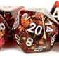 Metallic Dice Games Lic631 Eternal Fire Dice - Set Of 7