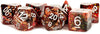 Metallic Dice Games Lic631 Eternal Fire Dice - Set Of 7