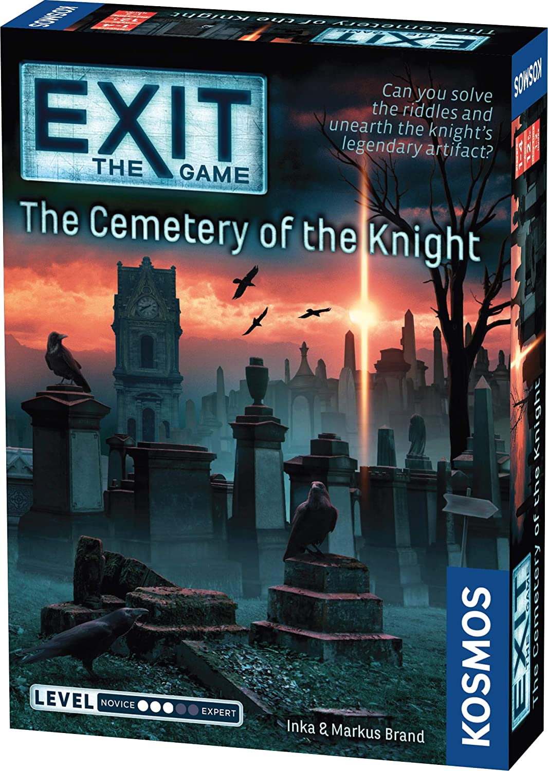 Thames & Kosmos Exit: The Cemetery Of The Knight| Escape Room Game In A Box| Exit: The Game – A Kosmos Game | Family – Friendly, Card-Based At-Home Escape Room Experience For 1 To 4 Players, Ages 12+