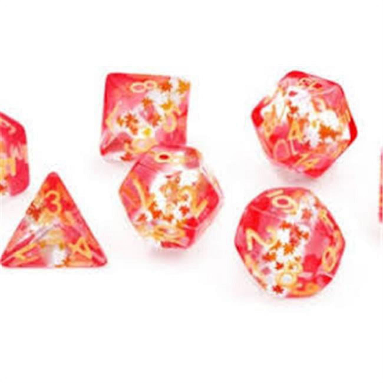 Sirius Dice SDZ000506 Maple Leaf Dice  Set of 7