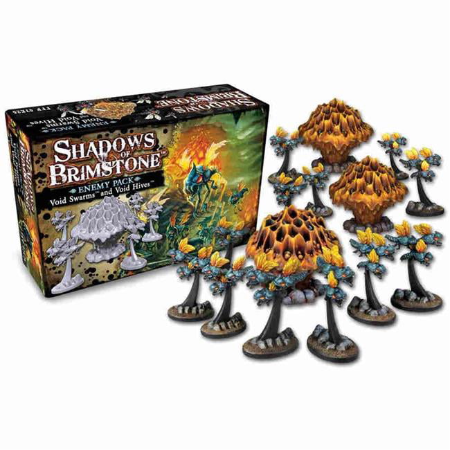 Flying Frog Productions FYF07E26 Shadows of Brimstone Void Swarms Enemy Pack Board game
