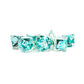 Metallic Dice Games Lic743 Polyhedral Mermaid Scales Dice Set, Blue & White - Set Of 7