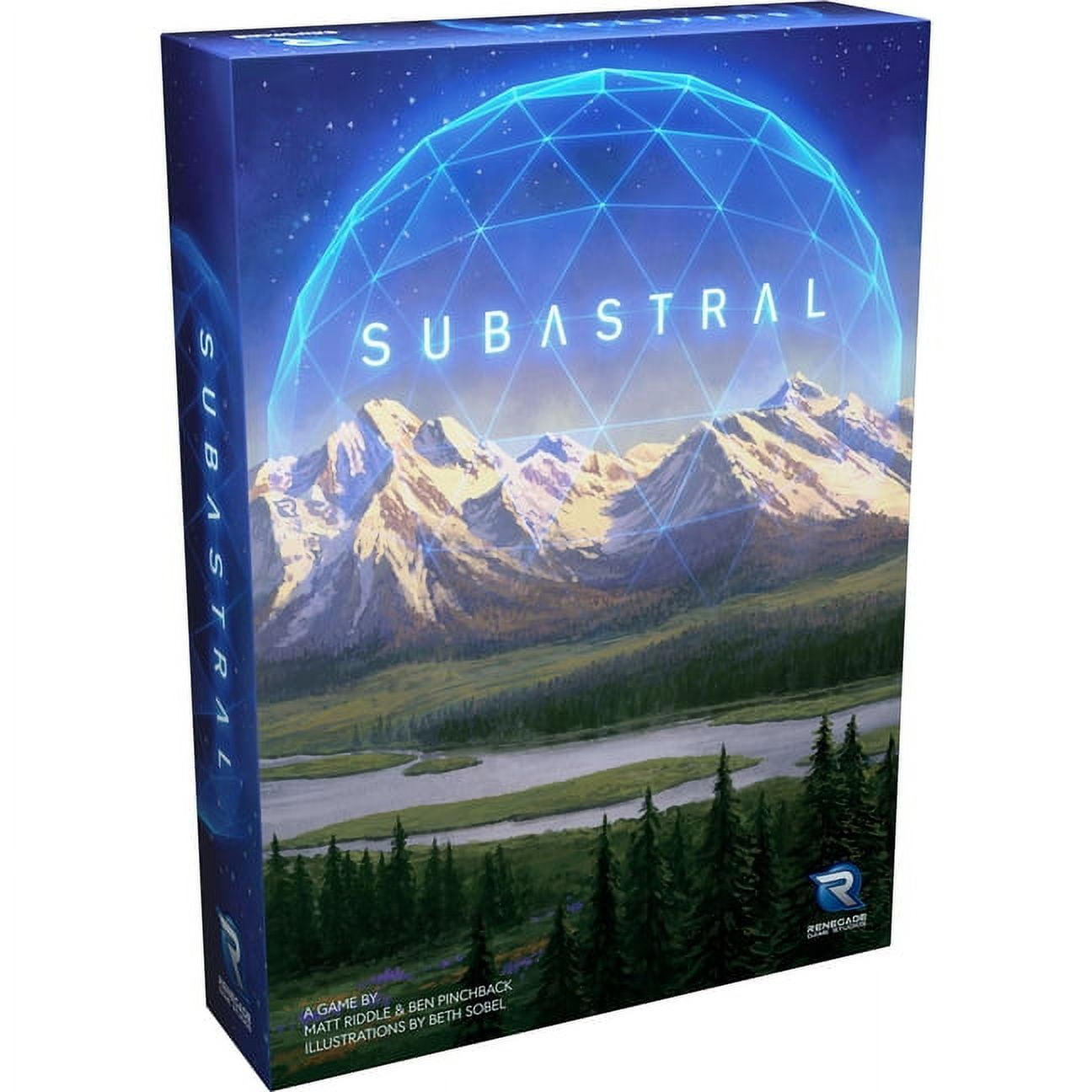 Renegade Game Studios Subastral, 2-5 Players, Ages 10+, 15-30 Minutes, Hand Management And Set Collection Game