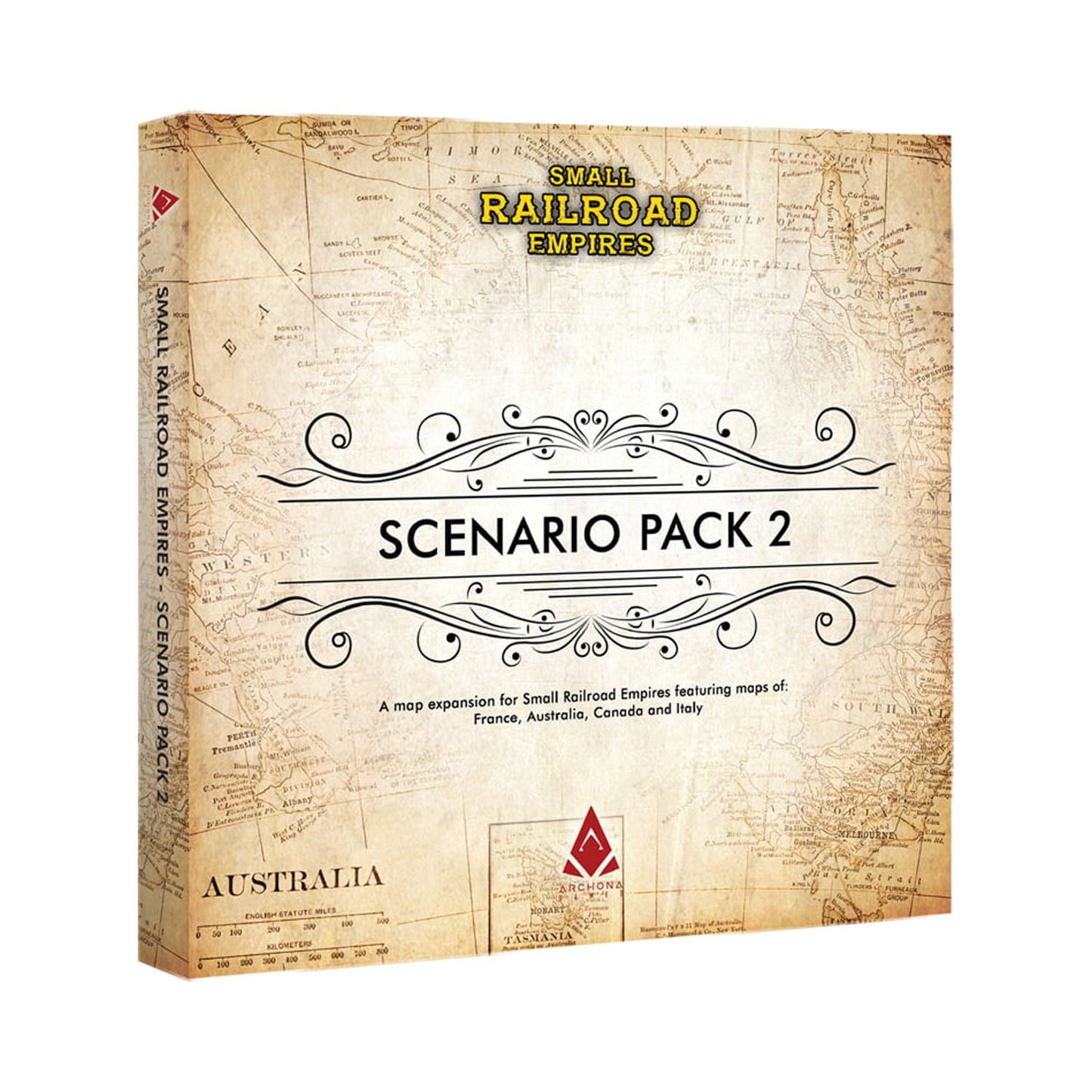 The Araca Group Arg042 Small Railroad Empires - Scenario Board Game - Pack Of 2