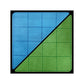 212 Main 1 In. Reversible Squares Battlemat Board Game Blue & Green