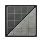 212 Main 1 In. Reversible Squares Battlemat Board Game Black & Grey