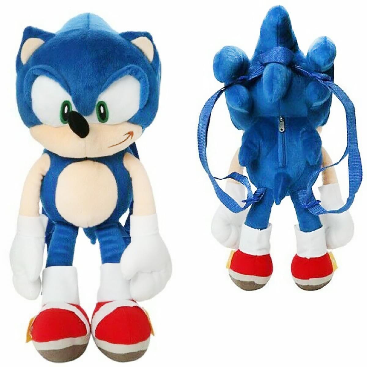 Sonic The Hedgehog 17 Inch Plush Backpack