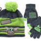 Star Wars The Mandalorian The Child Winter Beanie & Glove Set | Grey & Green