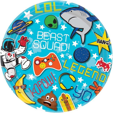 Epic Party Plate (S) 8Ct [Contains 6 Manufacturer Retail Unit(S) Per Amazon Combined Package Sales Unit] - Sku# 541977