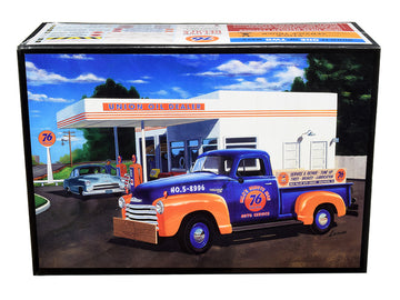 Skill 2 Model Kit 1950 Chevrolet 3100 Pickup Truck ''Union 76'' 2 In 1 Kit (Skill 2) 1/25 Scale Model By Amt