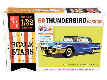 Skill 2 Model Kit 1960 Ford Thunderbird Hardtop ''Scale Stars'' 1/32 Scale Model By Amt