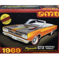 Skill 2 Model Kit 1969 Plymouth Gtx Convertible 1/25 Scale Model By Amt