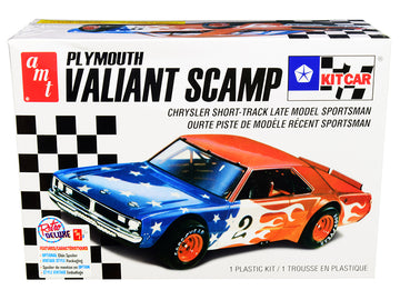 Skill 2 Model Kit Plymouth Valiant Scamp Kit Car 1/25 Scale Model By Amt