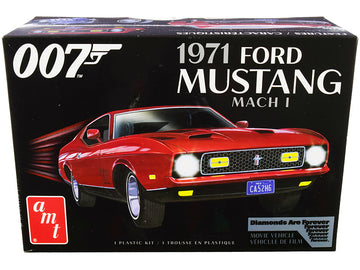 Skill 2 Model Kit 1971 Ford Mustang Mach 1 (James Bond 007) ''Diamonds Are Forever'' (1971) Movie 1/25 Scale Model By Amt