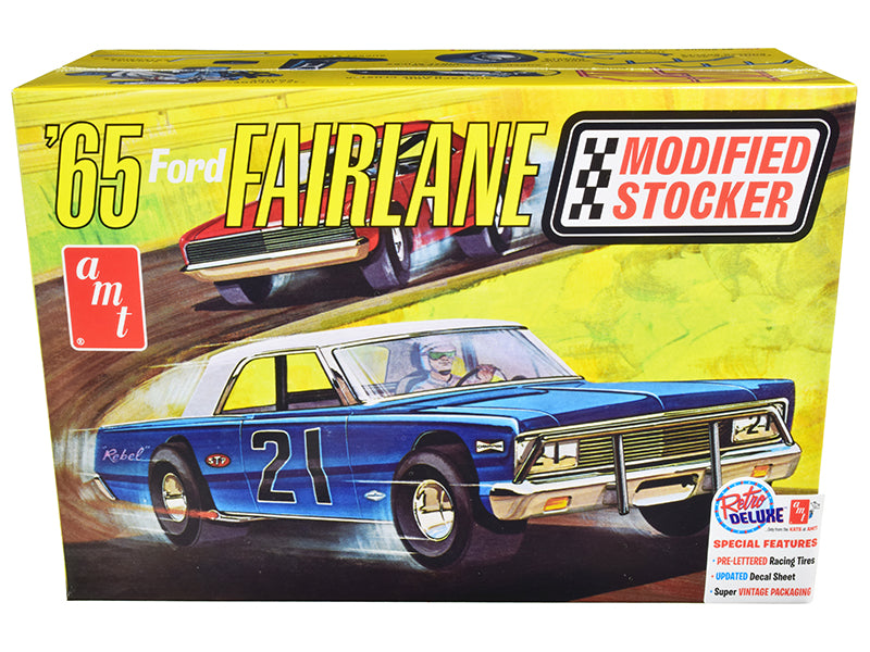 Skill 2 Model Kit 1965 Ford Fairlane Modified Stocker 1/25 Scale Model By Amt